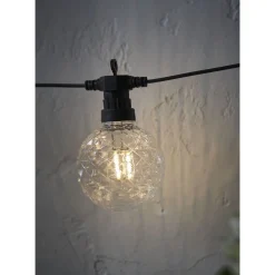 LED-valosarja Star Trading Circus Comb, 10-osainen, 4.5m, musta/kirkas