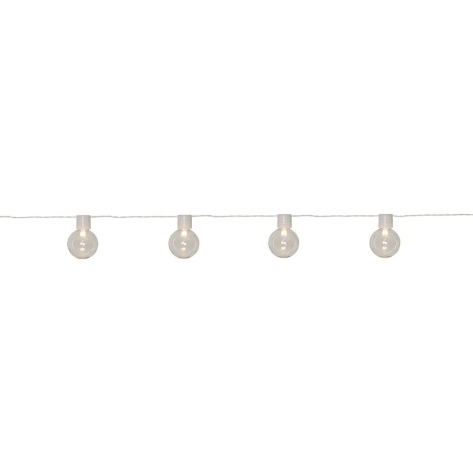LED-valosarja Star Trading Partaj, 10-osainen, 4.5m, musta/kirkas