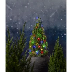 LED-valosarja Star Trading Dew Drop Micro, 15m, vihreä/RGB