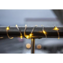LED-valosarja Star Trading Dew Drop Micro, 15m, vihreä