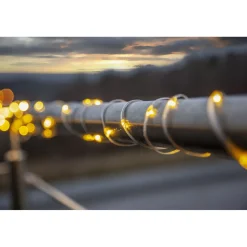 LED-valosarja Star Trading Dew Drop Micro, 15m, vihreä