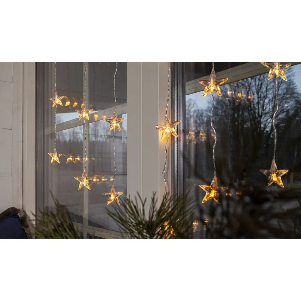 LED-valoverho Star Trading Star Curtain 180x40cm, läpinäkyvä