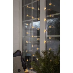 LED-valoverho Star Trading Star Curtain 180x40cm, läpinäkyvä