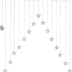 LED-valoverho Star Trading DecyStar, 125x120cm, läpinäkyvä