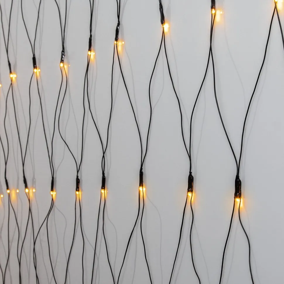 LED-valoverkko Star Trading Golden Warm White 200 valoa 3x3 m