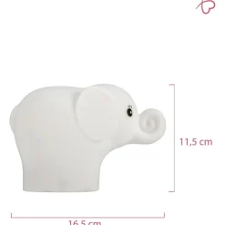 LED-yölamppu Paulmann Pauleen Elephant, RGBW+, valkoinen