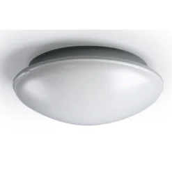 LED-yleisvalaisin Ensto AVR254 11W/830 Ø254x90 mm IP54 vaaleanharmaa