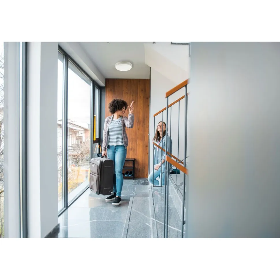 LED-yleisvalaisin Ensto LUMO IP44 9 W 830/840 Ø267x57mm