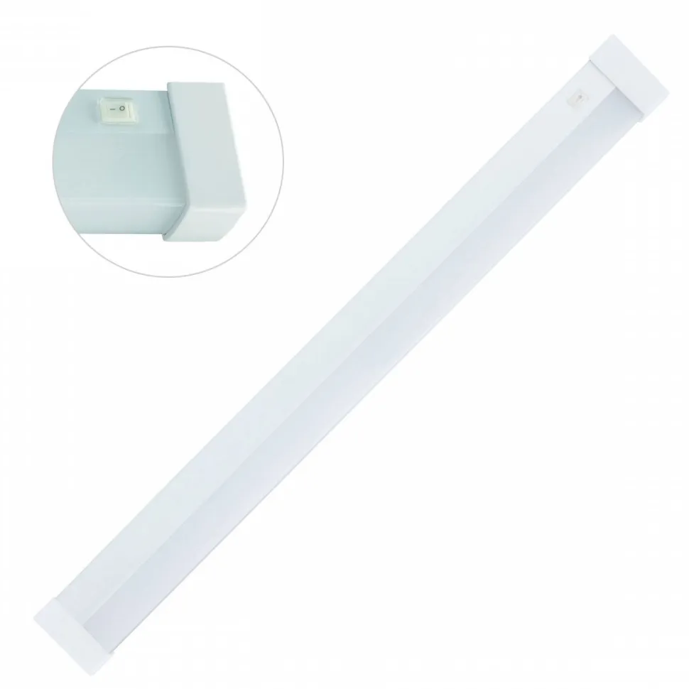 LED-yleisvalaisin Spectrum Aquatica 15W 4000K 150° IP44 kulmikas katkaisimella 596x46x63mm valkoinen