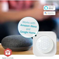 Liike- ja hämärätunnistin Nedis SmartLife Zigbee ZBSM20WT