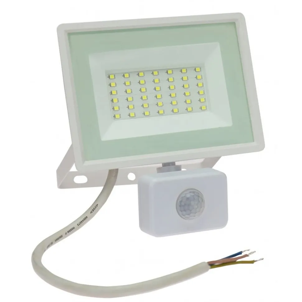 Liiketunnistinvalaisin/valonheitin Spectrum Noctis Lux 3 30W IP44 3000K 150x190x53mm valkoinen