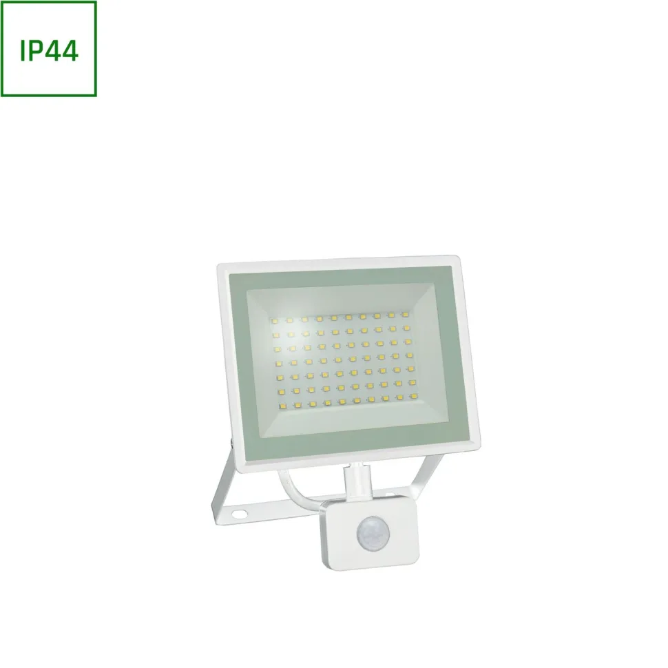 Liiketunnistinvalaisin/valonheitin Spectrum Noctis Lux 3 30W IP44 3000K 150x190x53mm valkoinen