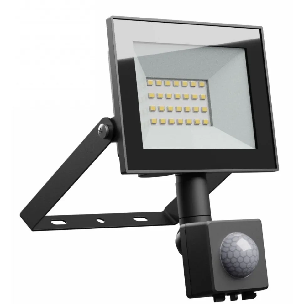 Liiketunnistinvalaisin/valonheitin Spectrum Noctis Lux 4 10W IP44 6000K 94x150x54mm musta