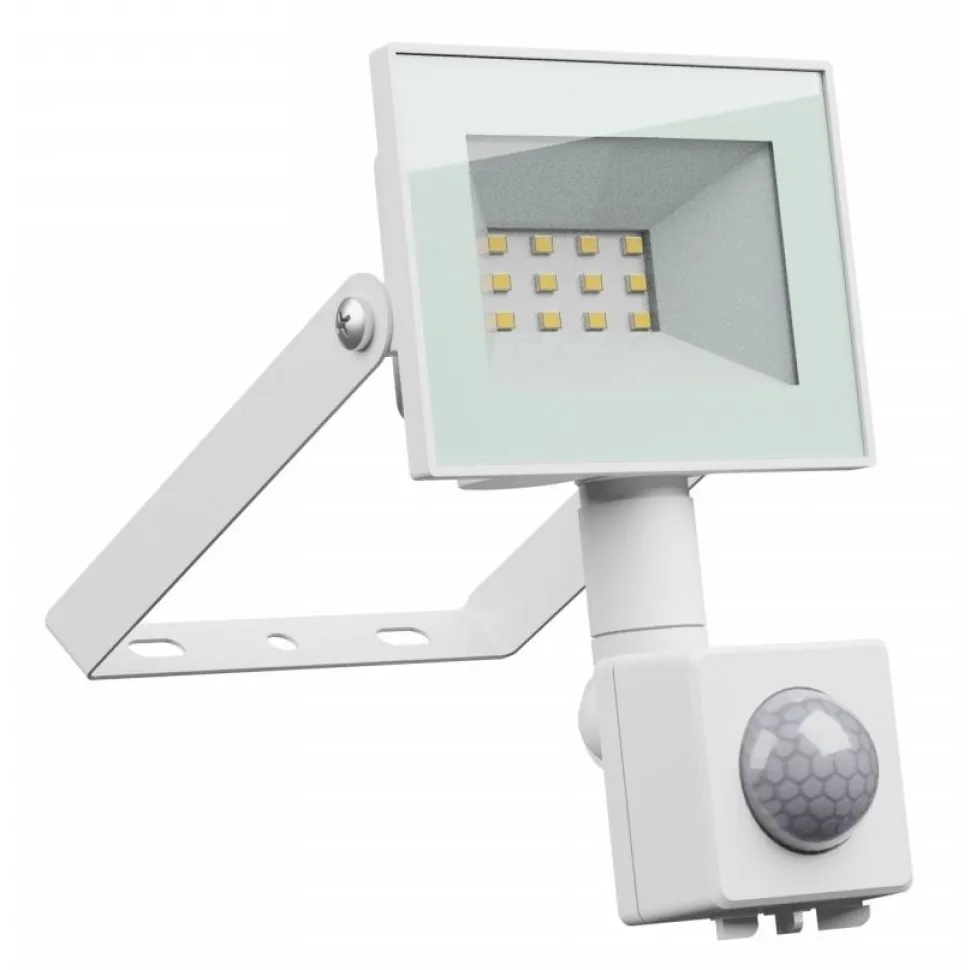 Liiketunnistinvalaisin/valonheitin Spectrum Noctis Lux 4 10W IP44 6000K 94x150x54mm musta