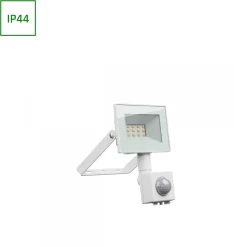 Liiketunnistinvalaisin/valonheitin Spectrum Noctis Lux 4 10W IP44 6000K 94x150x54mm musta