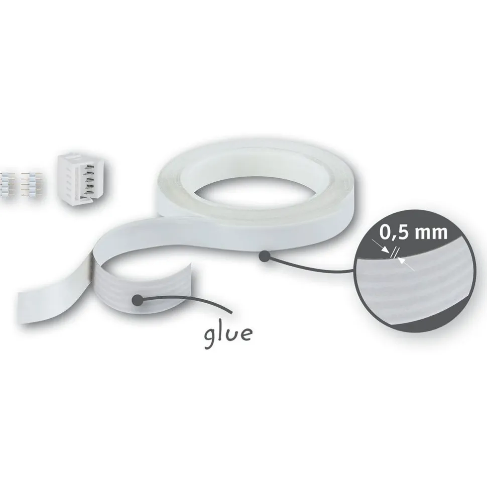 Liitin Paulmann MaxLED Invisible, 3m, max.144/96W, valkoinen