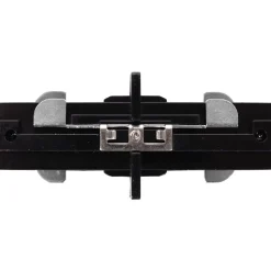 Liitin Lucide Track I-connector suora, musta, 1-vaihe kiskoon