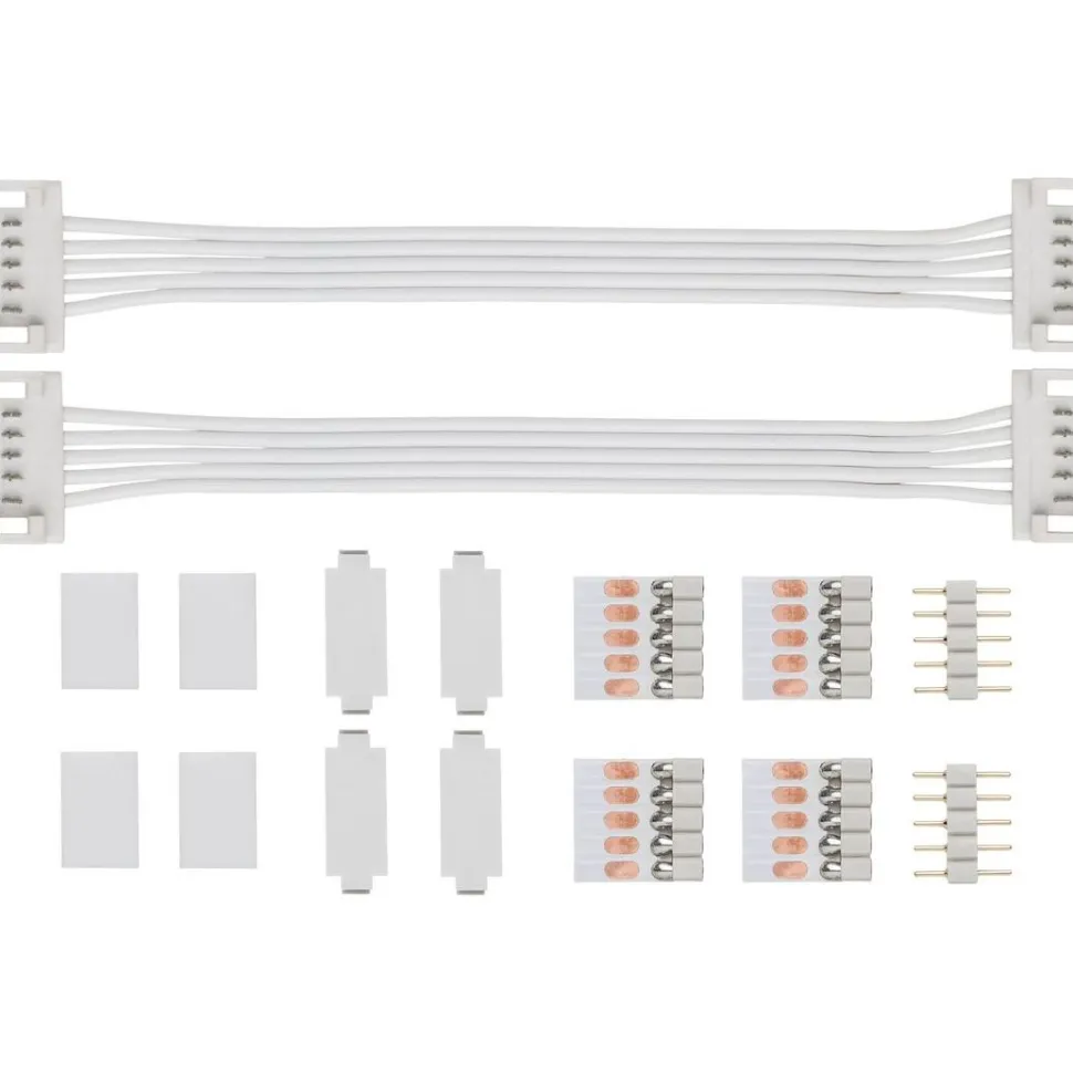Liitinsetti Paulmann MaxLED Universal, 100x19mm, max.144W, valkoinen
