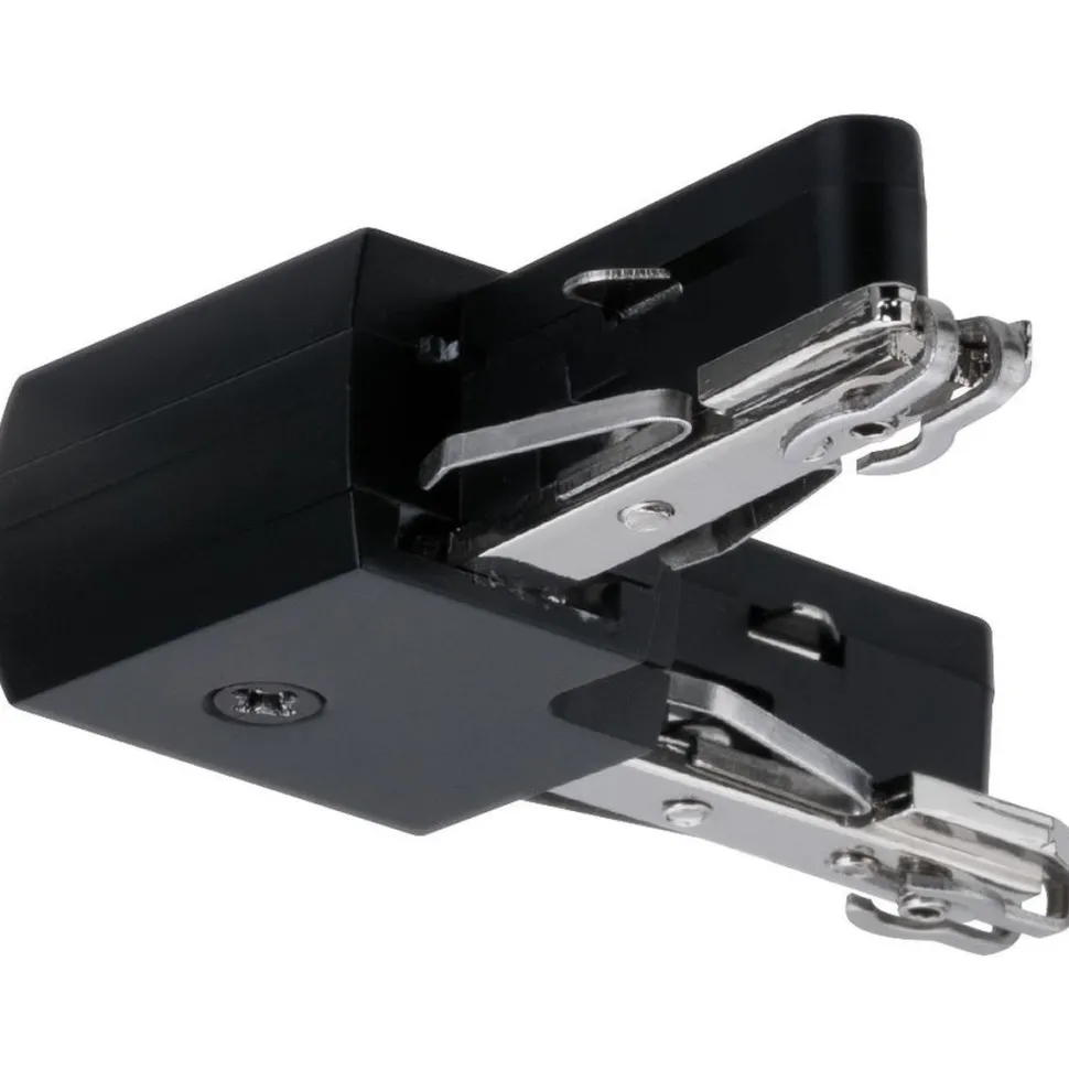 Liitin suorakulma Paulmann URail L-Connector 29x29mm mattamusta