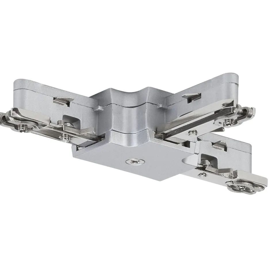 Liitin T-haara URail T-Connector 36x29 mm mattakromi
