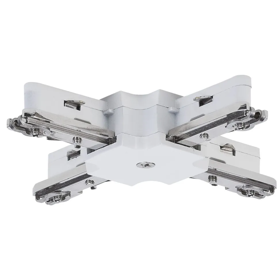Liitin X-haara URail X-Connector 36x36 mm valkoinen
