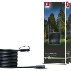 Liitäntäkaapeli Paulmann Plug & Shine 1m ulkovalaistukseen IP68 musta
