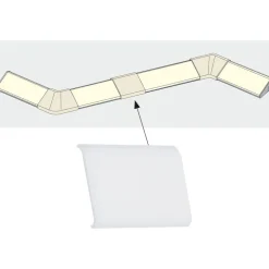 Liittimen suojus LED-profiiliin Paulmann Delta, 4kpl