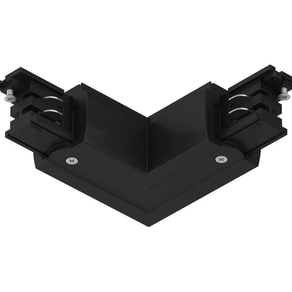 L-liitin Paulmann ProRail3, 101x101mm, ulko, hopea