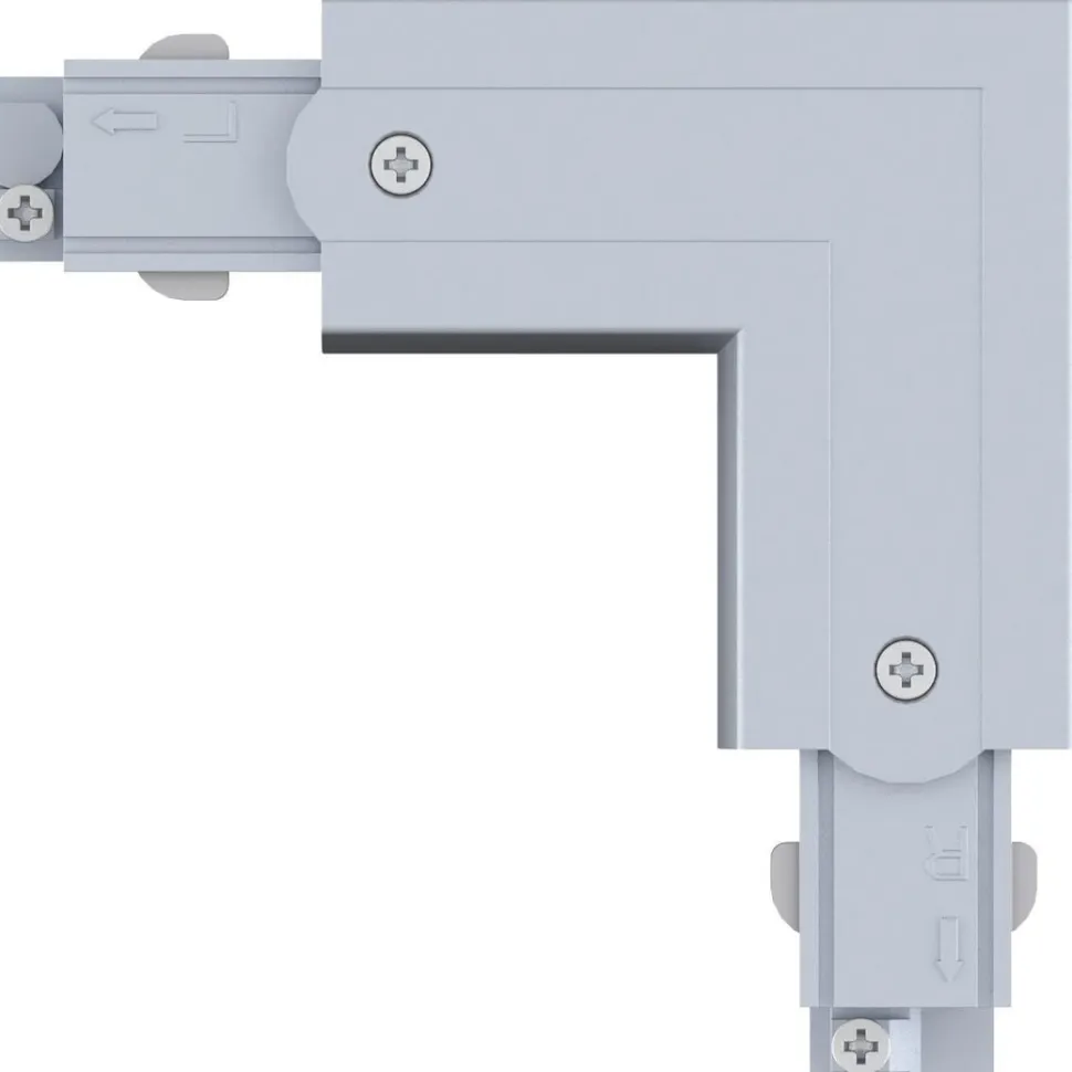 L-liitin Paulmann ProRail3, 101x101mm, sisä, musta