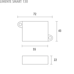 Läsnäolotunnistin Limente Smart 130 valaistuksen ohjain