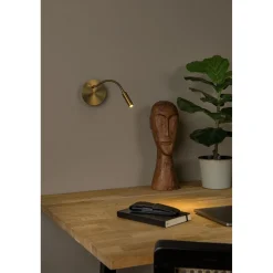 Lukuvalaisin Lucide Jolijn seinään Ø11cm, USB-ladattava, magneettikiinnitys, valkoinen