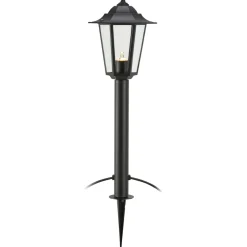Lyhtyvalaisin maapiikillä Markslöjd Unite 12, 73cm, IP44 3W musta/kirkas