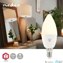 Älylamppu Nedis SmartLife RGB ZBLC10E14, 4.9W, E14, 2200-6500K