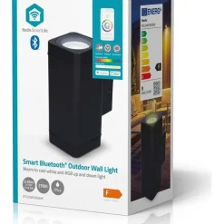 Älyseinävalaisin Nedis BTLOW05RGBW Smartlife Bluetooth musta