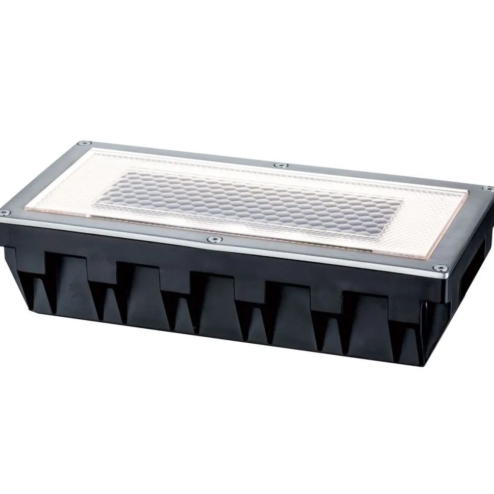 Maavalaisin aurinkokennolla Paulmann Special Solar Box 200x100mm teräs
