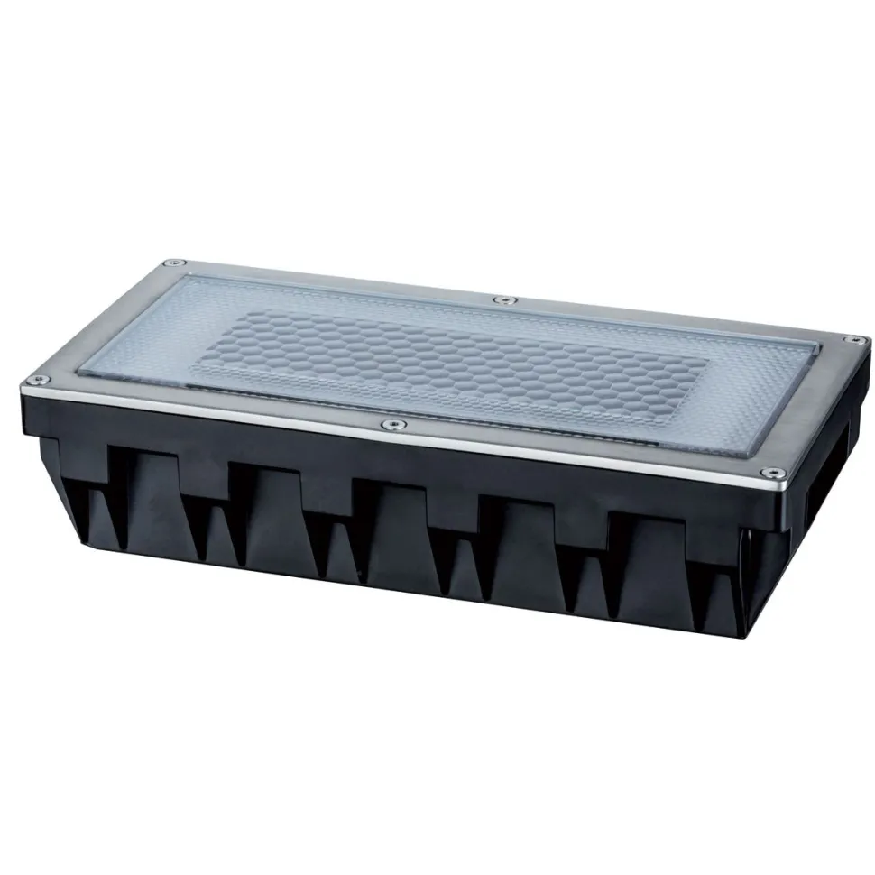 Maavalaisin aurinkokennolla Paulmann Special Solar Box 200x100mm teräs