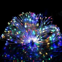 Mikro LED-keijuvalonauha 40 m 400 LEDiä kylmä valk. 8-toiminen