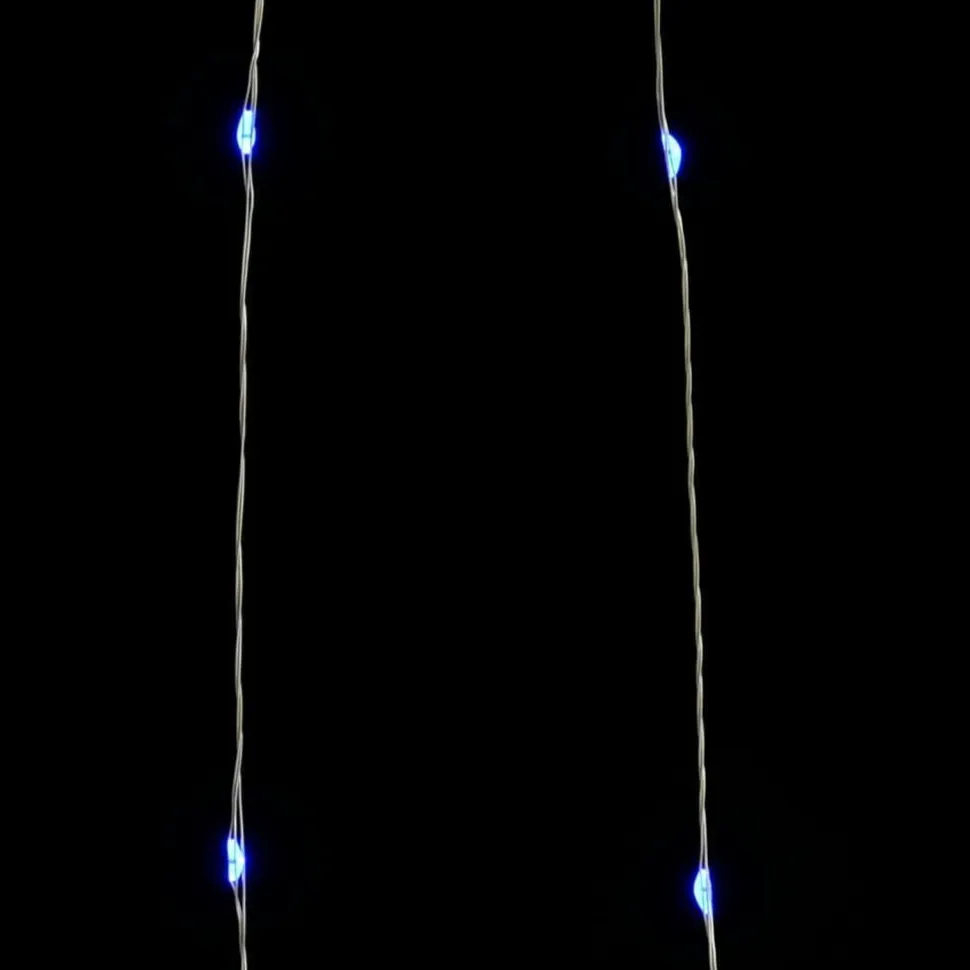 Mikro LED-keijuvalonauha 40 m 400 LEDiä kylmä valk. 8-toiminen