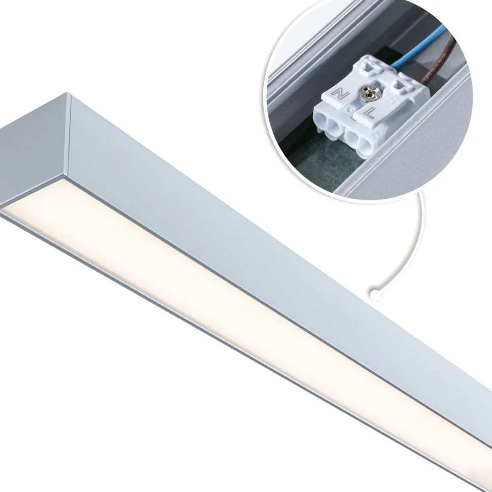 Modulaarinen LED-profiilivalaisin Linion Power Channel syöttävä 230/24V 100VA 1m signaalimusta