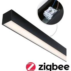 Modulaarinen LED-profiilivalaisin Linion Power Channel syöttävä Zigbee 230/24V 150VA 1m mattakromi