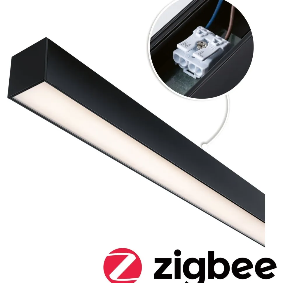 Modulaarinen LED-profiilivalaisin Linion Power Channel syöttävä Zigbee 230/24V 150VA 1m mattakromi