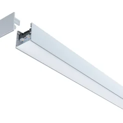 Modulaarinen LED-profiilivalaisin Linion Power Channel syöttävä Zigbee 230/24V 150VA 1m mattakromi