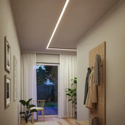 Modulaarinen LED-profiilivalaisin Linion Power Channel syöttävä Zigbee 230/24V 150VA 1m mattakromi