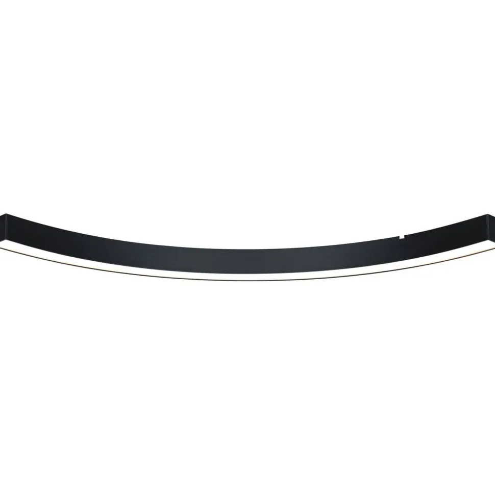 Modulaarinen LED-profiilivalaisin Paulmann Linion Light Channel Zigbee kaareva 24V 2x6.5W 3000K signaalimusta