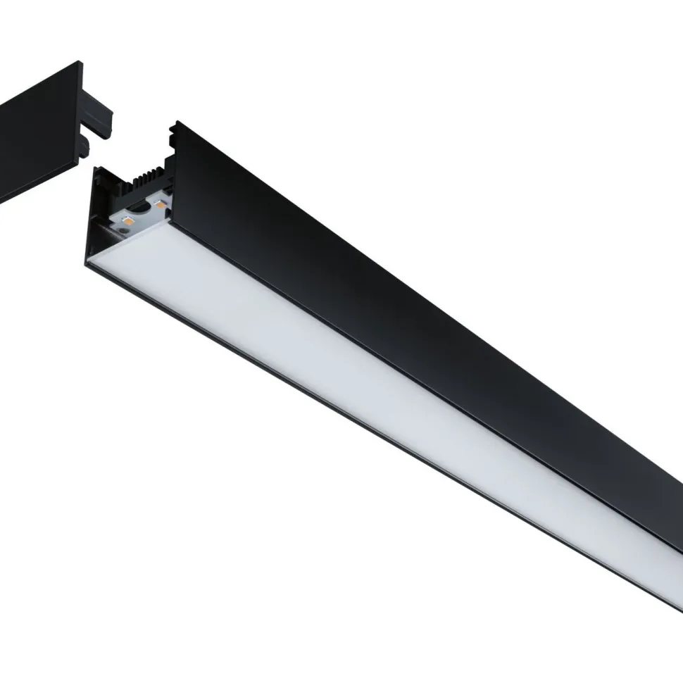 Modulaarinen LED-profiilivalaisin Paulmann Linion Light Channel Zigbee 0.5m 24V 8.5W 3000K mattakromi