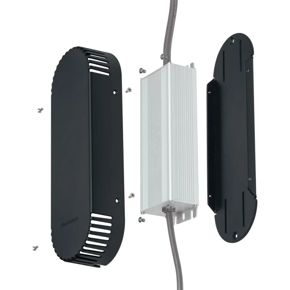 Muuntajan suoja Paulmann Plug & Shine tummanharmaa