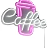 Neonkyltti/seinävalaisin Trio Coffee LED