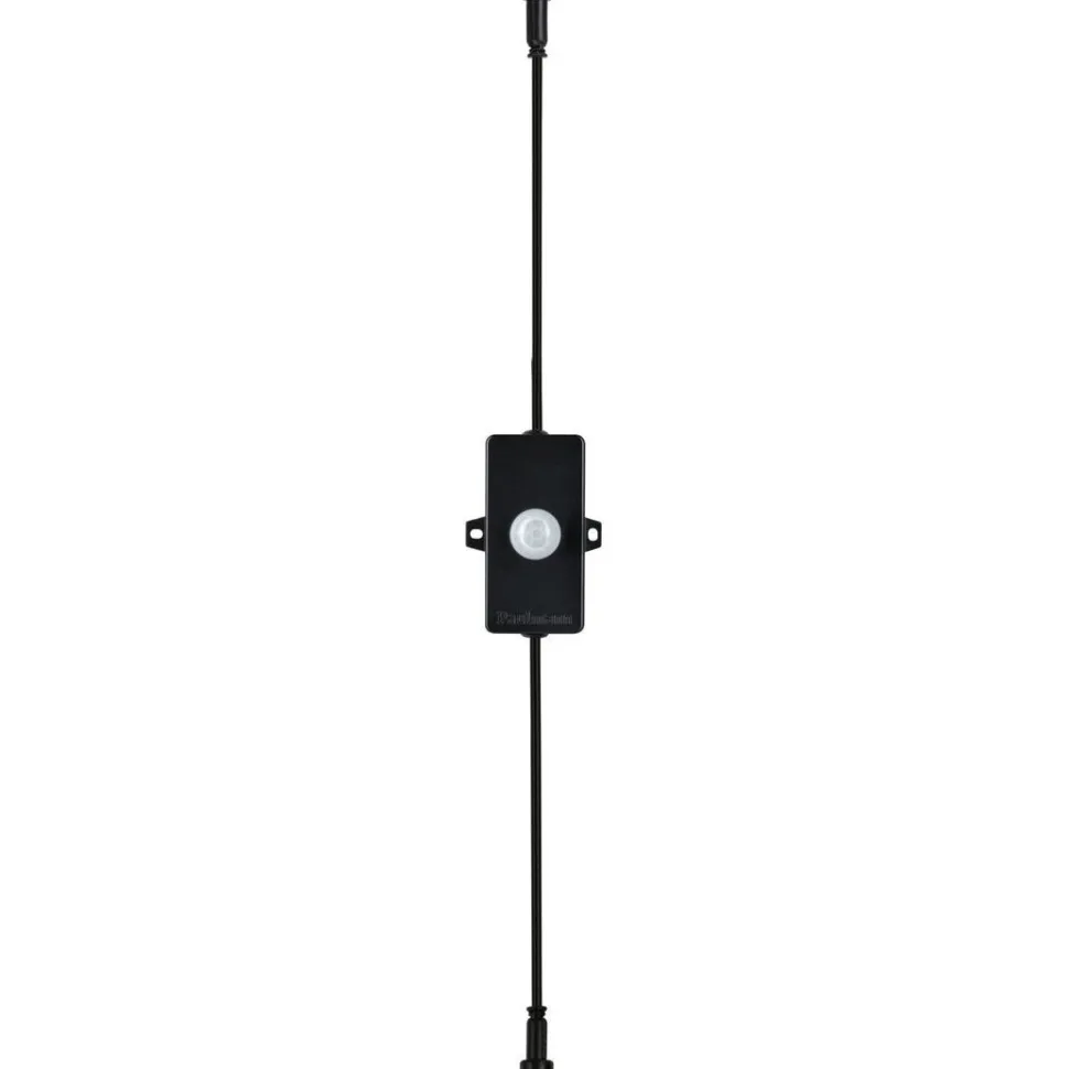 Ohjain liiketunnistimella Paulmann Park + Light, IP44, max.24W, musta