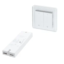 2-osainen säädin- ja himmenninsetti Limente Smart 552 Luxus 24V IP20 valkoinen