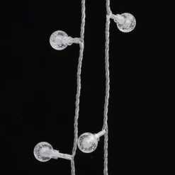 Pallo keijuvalonauha 20 m 200 LED-valoa kylmä valk. 8-toiminen